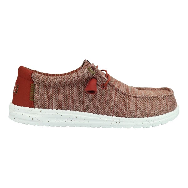 HEYDUDE Wally strech sox burnt red